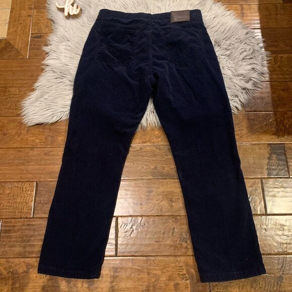 Jack of Spades Corduroy High Roller Pants Mens Size 36 Blue Straight Leg - Picture 3 of 7